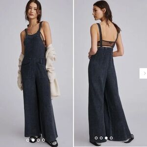 Anthropologie Wide Leg Overalls